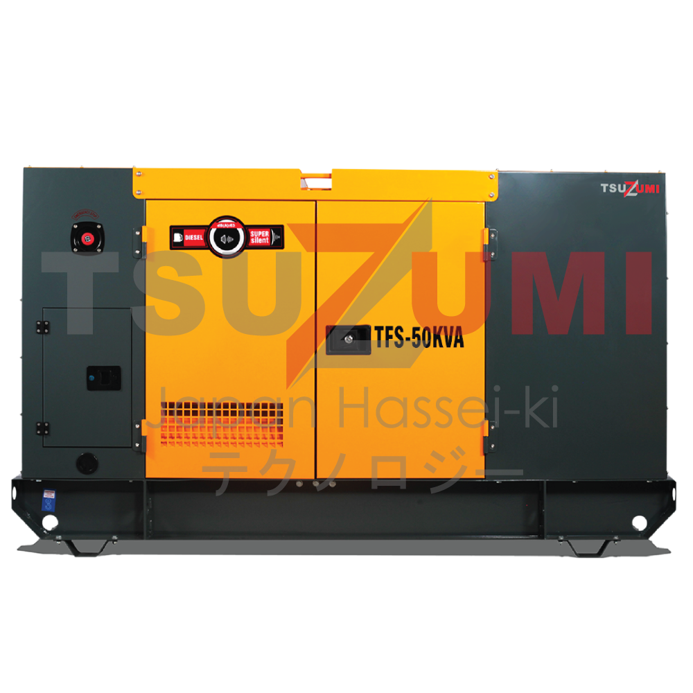 Genset 50 Kva 40 Kw Silent Diesel Tsuzumi TFS 50 Kva Engine Powered by Stamford